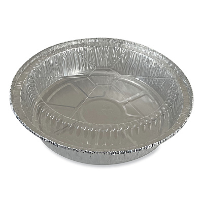 Boardwalk Round Aluminum To-Go Container Lids, Dome Lid, 9", Clear, Plastic, 500/Carton (BWKROUND9CLID)