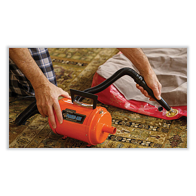 Metrovac MagicAir Deluxe Electric Inflator/Deflator, 130 cu ft/min, 3.25 psi, 4 hp Motor, 110-120 V AC (MEV109118176)