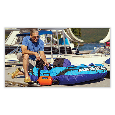 Metrovac MagicAir Deluxe Electric Inflator/Deflator, 130 cu ft/min, 3.25 psi, 4 hp Motor, 110-120 V AC (MEV109118176)