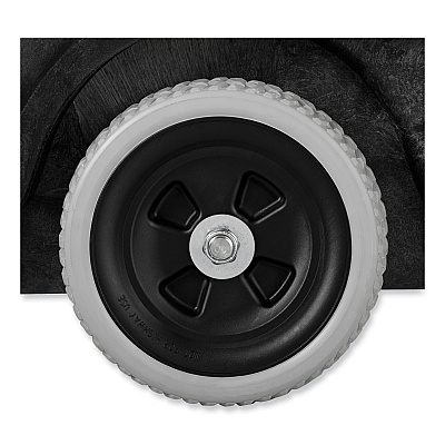 Rubbermaid Commercial Structural Foam Tilt Truck, 151 gal, 600 lb Capacity, Plastic, Black (RCP1011BLA)