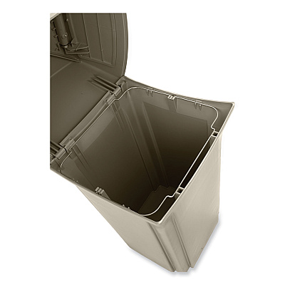 Rubbermaid Commercial Ranger Fire-Safe Container, Two Doors, 45 gal, Structural Foam, Beige (RCP917188BG)