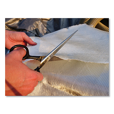 Clauss Hot Forged Carbon Steel Shears, 9" Long, 4.5" Cut Length, Straight Black Handle (ACM10252)