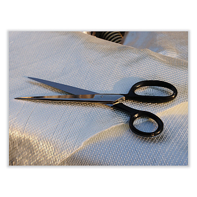 Clauss Hot Forged Carbon Steel Shears, 9" Long, 4.5" Cut Length, Straight Black Handle (ACM10252)