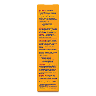 Arm & Hammer Fresh Scentsations Carpet Odor Eliminator, Island Mist, 30 oz Box, 6/Carton (CDC3320011535)