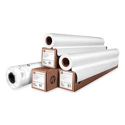 HP Removable Adhesive Fabric Rolls, 12 Mil, 36" X 100 Ft, Matte, White (HEW8SU05A)
