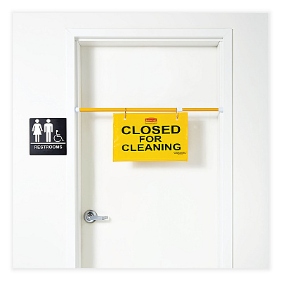 Rubbermaid Commercial Site Safety Hanging Sign, 50 x 1 x 13, Yellow (RCP9S15YEL)