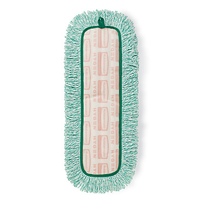 Rubbermaid Commercial Dust Pad with Fringe, Microfiber, 18" Long, Green (RCPQ418GN)