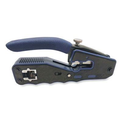 Tripp Lite Crimping Tool with Cable Stripper for Pass-Through RJ45 Plugs, Ships in 7-10 Business Days (TRPT100PT1)