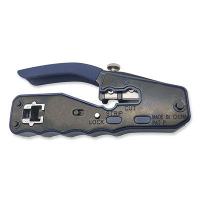 Tripp Lite Crimping Tool with Cable Stripper for Pass-Through RJ45 Plugs, Ships in 7-10 Business Days (TRPT100PT1)