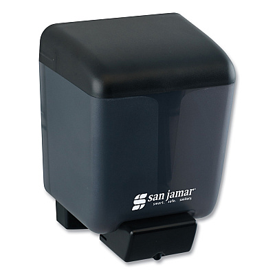 San Jamar Classic Bulk Soap Dispenser, 30 oz, 3.97 x 4.92 x 6.64, Black (SJMSN30TBK)