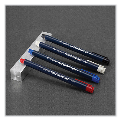 Tombow Mechanical Wax-Based Marking Pencil Refills. 4.4 mm, Yellow, 10/Box (TOM51544)