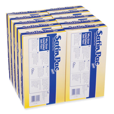 Dixie Satin-Pac High Density Polyethylene Deli Film Sheets, 10 x 10.75, Clear, 1,000/Pack, 10 Packs/Carton (DXES10)