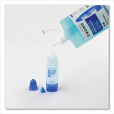 Tombow Mono Aqua Liquid Glue Refill, 500 mL, Dries Clear (TOM52181)