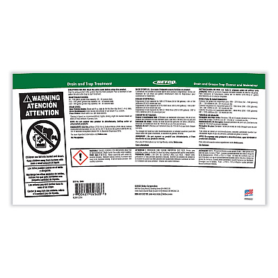 Betco Drain and Trap Treatment, Ocean Breeze Scent, 5 lb Pail (BET26000500)