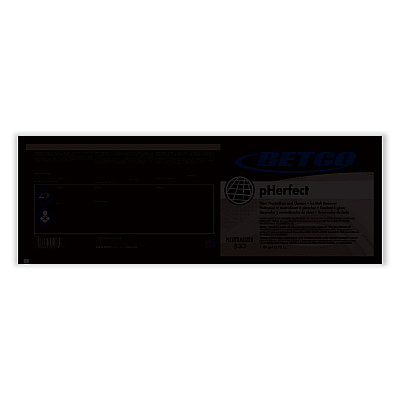 Betco pHerfect Floor Neutralizer and Cleaner, Characteristic Scent, 1 gal Bottle, 4/Carton (BET5330400)
