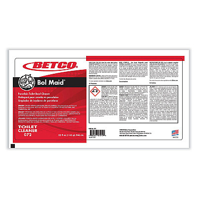 Betco Bol Maid, Mint Scent, 32 oz Bottle, 12/Carton (BET721200)