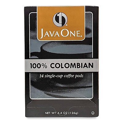Java One Coffee Pods, Colombian Supremo, Single Cup, 14/Box (JAV30200)