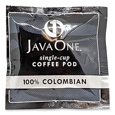 Java One Coffee Pods, Colombian Supremo, Single Cup, 14/Box (JAV30200)