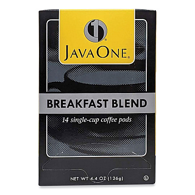 Java One Coffee Pods, Breakfast Blend, Single Cup, 14/Box (JAV30220)