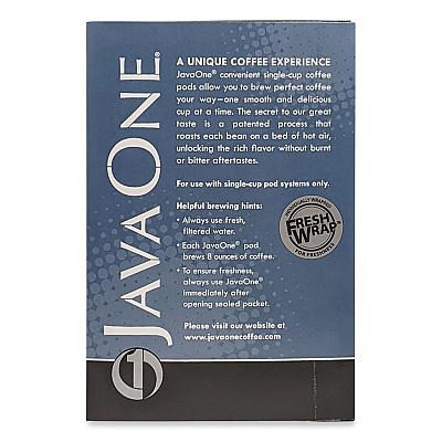 Java One Coffee Pods, House Blend, Single Cup, 14/Box (JAV40300)