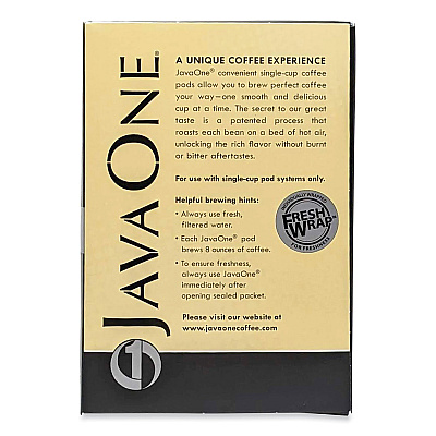 Java One Coffee Pods, French Vanilla, Single Cup, 14/Box (JAV70400)