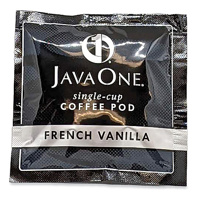 Java One Coffee Pods, French Vanilla, Single Cup, 14/Box (JAV70400)