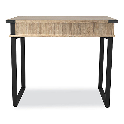 Safco Mirella SOHO Desk with Drawer, 36.25" x 22.25" x 30", Black (SAF5512SDD)