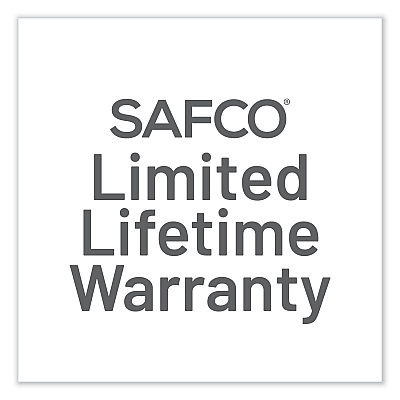Safco Commute Extended Height Task Chair, Supports Up to 275 lb, 22.25" to 32.25" Seat Height, Black Seat, Black Back, Black Base (SAF7827BL)