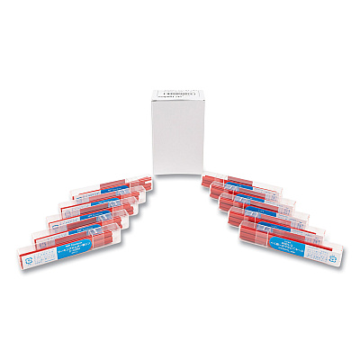 Tombow Mechanical Wax-Based Marking Pencil Refills, 4.4 mm, Red, 10/Box (TOM51541)