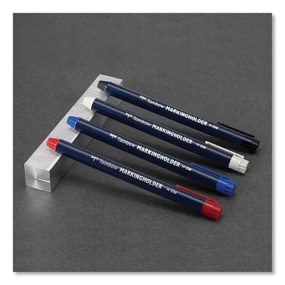 Tombow Mechanical Wax-Based Marking Pencil Refills, 4.4 mm, Blue, 10/Box (TOM51540)