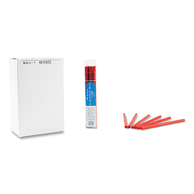Tombow Mechanical Wax-Based Marking Pencil Refills, 4.4 mm, Red, 10/Box (TOM51541)
