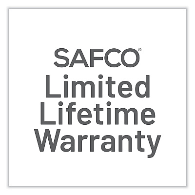 Safco End Table, Square, 20 x 20 x 25, White Ash Top, Silver Base (SAFMRETWAH)