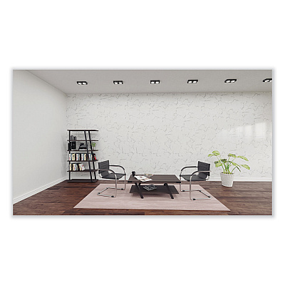 Safco Coffee Table, Rectangular, 48 x 23.75 x 16, Southern Tobacco Top, Black Base (SAFMRCFTSTO)