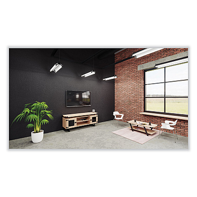 Safco Coffee Table, Rectangular, 48 x 23.75 x 16, Sand Dune Top, Black Base (SAFMRCFTSDD)