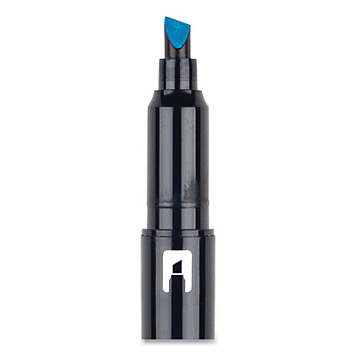 Tombow Mono Highlighters, Skyblue Ink, Bullet/Chisel Tip, Skyblue Barrel, 10/Box (TOM56413)