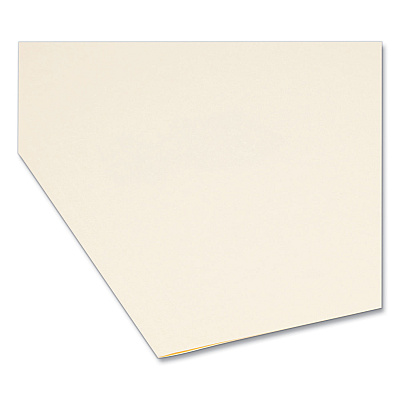 Smead Reinforced Guide Height File Folders, 2/5-Cut Printed Tabs: Right Position, Letter Size, 0.75" Expansion, Manila, 100/Box (SMD10388)