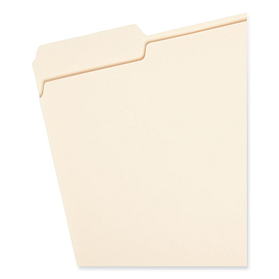 Smead Manila File Folders, 1/3-Cut Tabs: Assorted, Letter Size, 0.75" Expansion, Manila, 24/Pack (SMD11928)