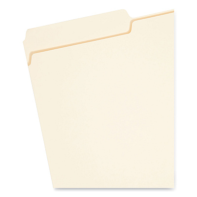 Smead Interior File Folders, 1/3-Cut Tabs: Assorted, Legal Size, 0.75" Expansion, Manila, 100/Box (SMD15230)