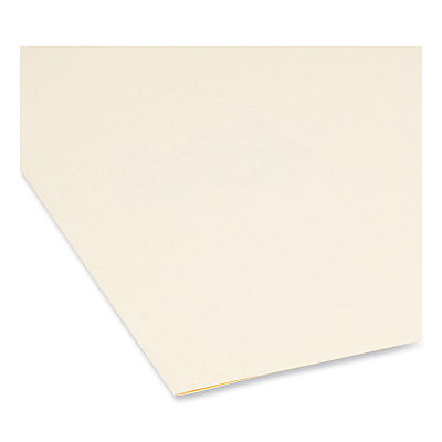 Smead Reinforced Tab Manila File Folders, 1/2-Cut Tabs: Assorted, Legal Size, 0.75" Expansion, 11-pt Manila, 100/Box (SMD15326)