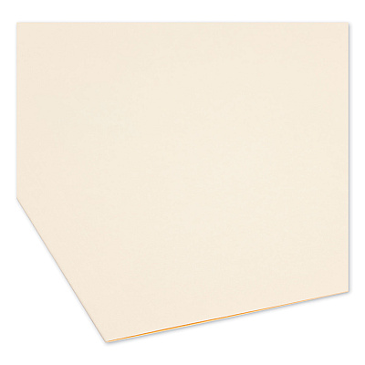 Smead SuperTab Reinforced Guide Height Fastener Folders, 14-pt Manila, 0.75" Expansion, 2 Fasteners, Legal Size, Manila, 50/Box (SMD19545)