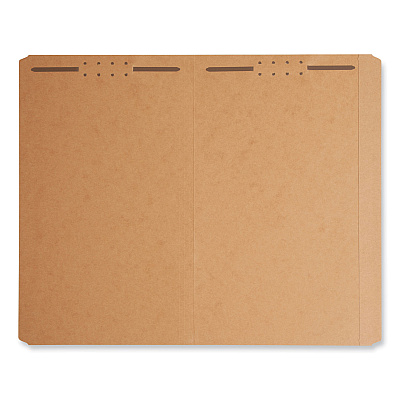 Smead Kraft Fastener Folders, 0.75" Expansion, 2 Fasteners, Legal Size, Kraft Exterior, 50/Box (SMD19813)