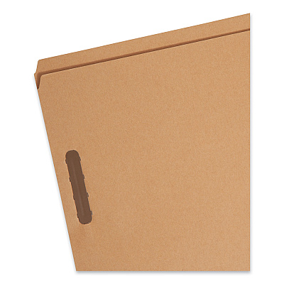 Smead Kraft Fastener Folders, 0.75" Expansion, 2 Fasteners, Legal Size, Kraft Exterior, 50/Box (SMD19813)
