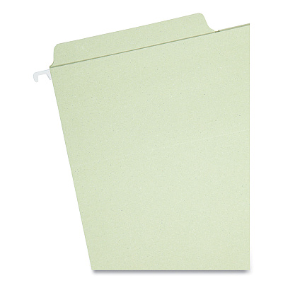 Smead FasTab Hanging Folders, Legal Size, 1/3-Cut Tabs, Moss, 20/Box (SMD64083)
