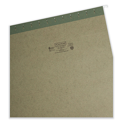 Smead Hanging Folders, Legal Size, Standard Green, 25/Box (SMD64110)