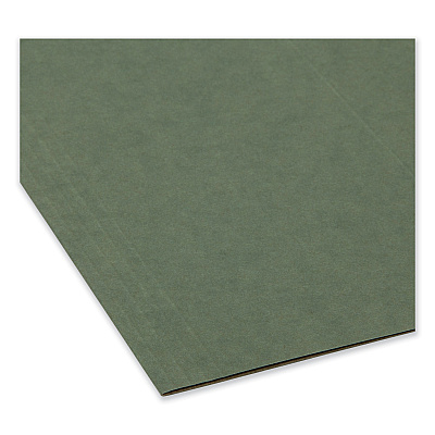 Smead TUFF Hanging Folders with Easy Slide Tab, Legal Size, 1/3-Cut Tabs, Standard Green, 20/Box (SMD64136)