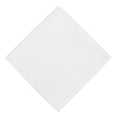 Mariposa Poly Spun Napkin 20x20 White, Case Of 300 (NAP-W-SPUN-CS)