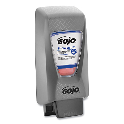 GOJO SHOWER UP Soap and Shampoo, Pleasant Scent, 2,000 mL, 4/Carton (GOJ7230)