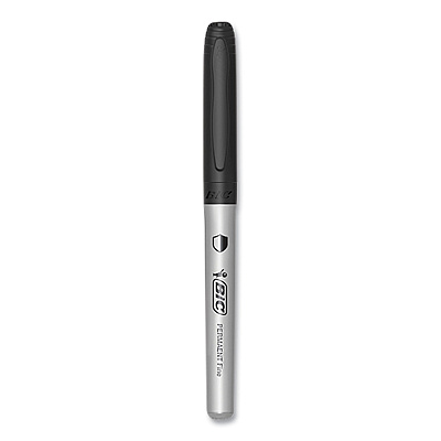 BIC PrevaGuard Permanent Marker, Fine Bullet Tip, Black, 12/Pack (BICGAPM11BLK)