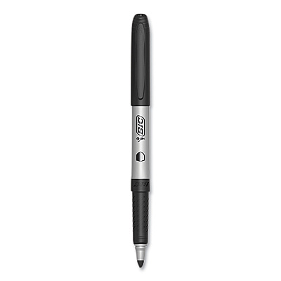BIC PrevaGuard Permanent Marker, Fine Bullet Tip, Black, 12/Pack (BICGAPM11BLK)