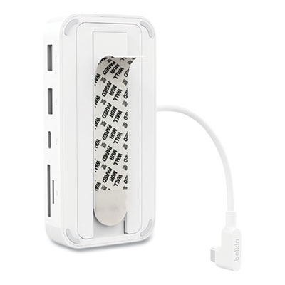 Belkin Connect 6-in-1 Multiport Hub with Mount, White (INC011TTWH)